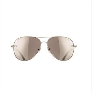Chanel Aviator Sunglasses Gold Titanium